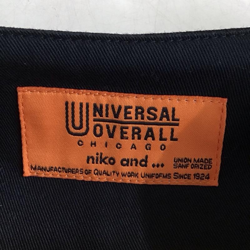 ユニバーサルオーバーオール UNIVERSAL OVERALL ワンピース ロングスカート u7328265nk 長袖ワンピース フロントボタン FREE 無地 紺 / ネイビー / navy レディース USED 古着 中古 10152587