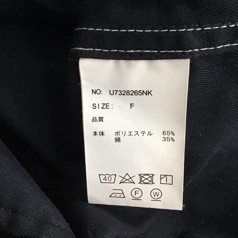ユニバーサルオーバーオール UNIVERSAL OVERALL ワンピース ロングスカート u7328265nk 長袖ワンピース フロントボタン FREE 無地 紺 / ネイビー / navy レディース USED 古着 中古 10152587
