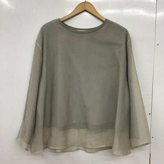 スタディオクリップ studio CLIP カットソー 七分袖 FREE 無地 灰 / グレー / gray レディース USED 古着 中古 10152589