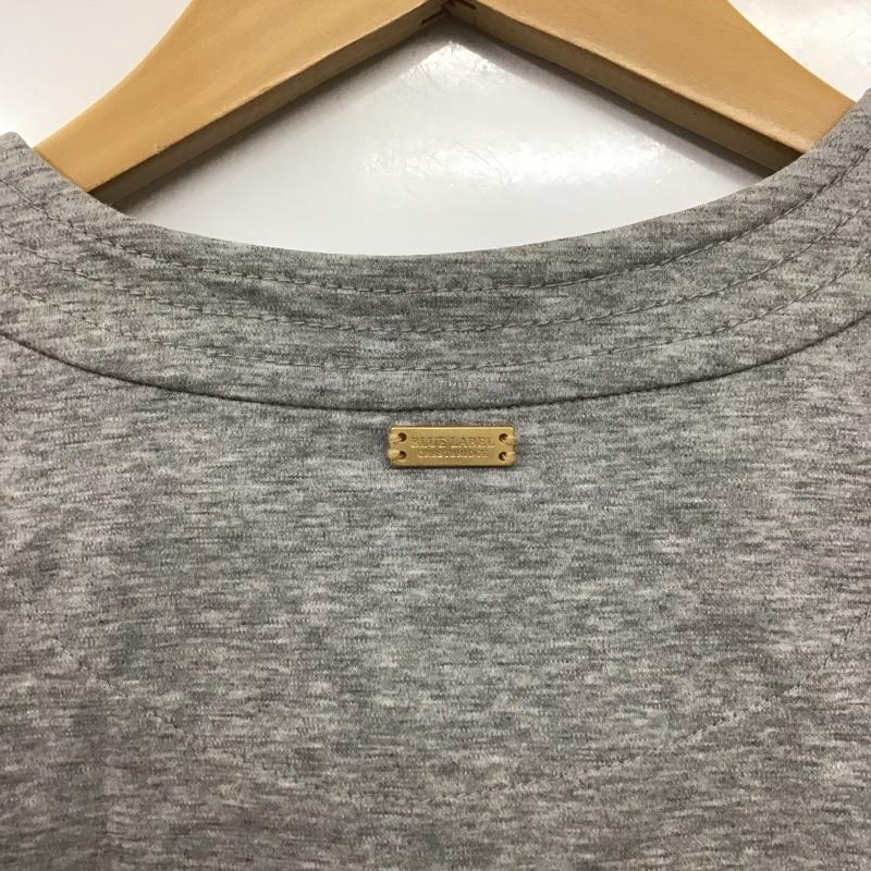 ブルーレーベル・クレストブリッジ BLUE LABEL CRESTBRIDGE シャツ、ブラウス 半袖 38 無地 灰 / グレー / gray レディース USED 古着 中古 10152593