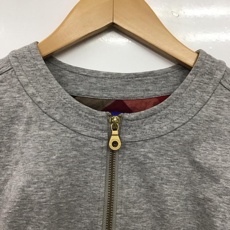 ブルーレーベル・クレストブリッジ BLUE LABEL CRESTBRIDGE シャツ、ブラウス 半袖 38 無地 灰 / グレー / gray レディース USED 古着 中古 10152593