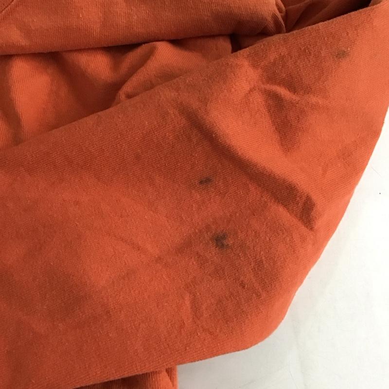 ザノースフェイス THE NORTH FACE Tシャツ 長袖 M 無地 X 刺繍 橙 / オレンジ / orange レディース USED 古着 中古 10152596
