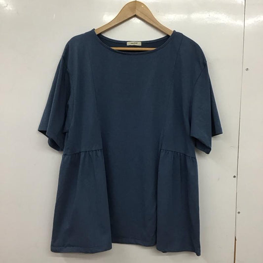 スタディオクリップ studio CLIP カットソー 半袖 FREE 無地 青 / ブルー / blue レディース USED 古着 中古 10152597