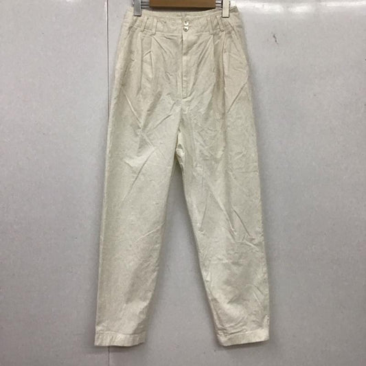 ロク ビューティアンドユース 6BEAUTY&YOUTH パンツ スラックス 8614-202-0284 BAFU TUCK PANTS/パンツ 38 無地 白 / ホワイト / white レディース USED 古着 中古 10152599