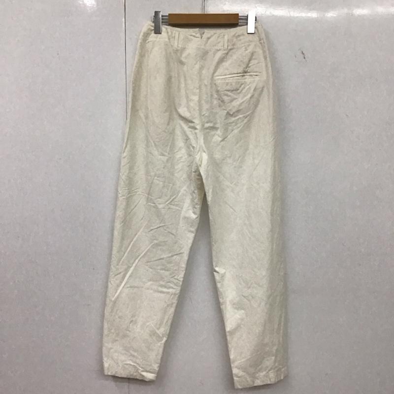 ロク ビューティアンドユース 6BEAUTY&YOUTH パンツ スラックス 8614-202-0284 BAFU TUCK PANTS/パンツ 38 無地 白 / ホワイト / white レディース USED 古着 中古 10152599