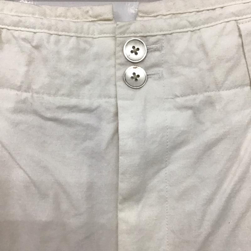ロク ビューティアンドユース 6BEAUTY&YOUTH パンツ スラックス 8614-202-0284 BAFU TUCK PANTS/パンツ 38 無地 白 / ホワイト / white レディース USED 古着 中古 10152599