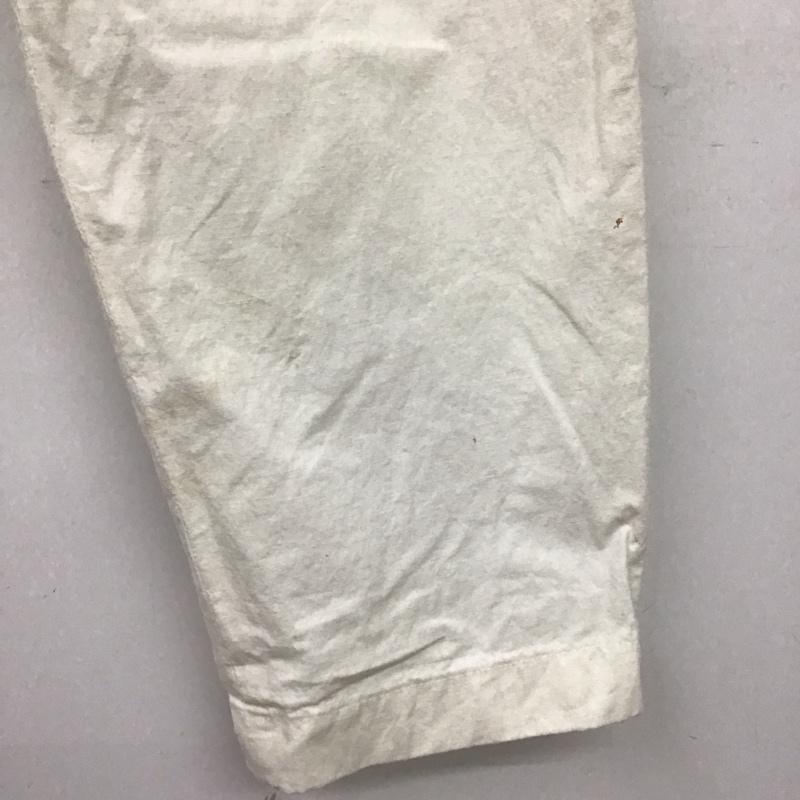 ロク ビューティアンドユース 6BEAUTY&YOUTH パンツ スラックス 8614-202-0284 BAFU TUCK PANTS/パンツ 38 無地 白 / ホワイト / white レディース USED 古着 中古 10152599