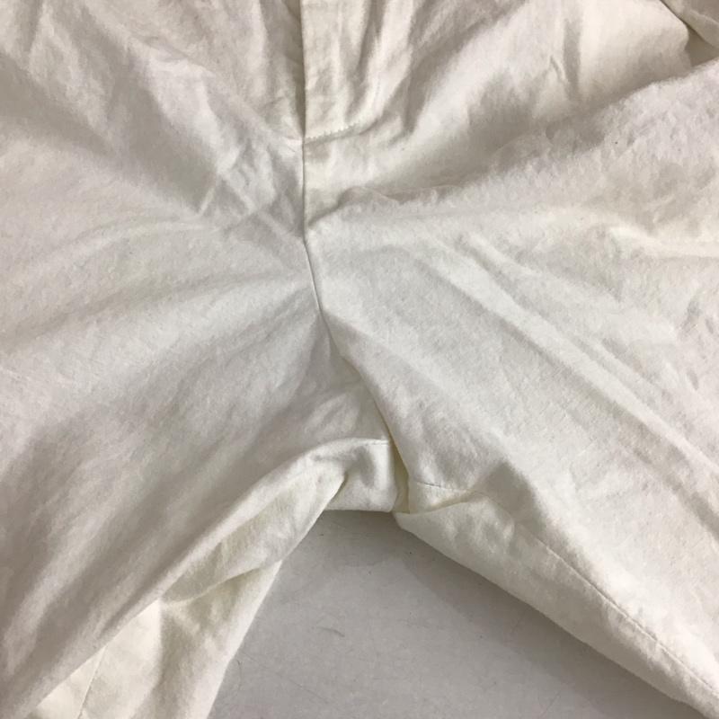 ロク ビューティアンドユース 6BEAUTY&YOUTH パンツ スラックス 8614-202-0284 BAFU TUCK PANTS/パンツ 38 無地 白 / ホワイト / white レディース USED 古着 中古 10152599