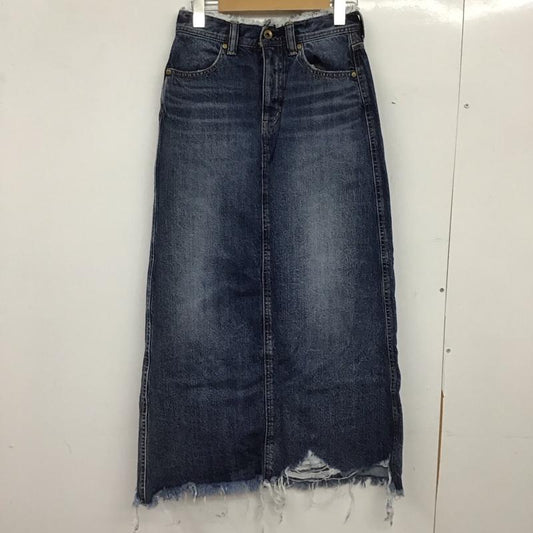 ロデオクラウンズ Rodeo Crowns スカート ロングスカート デニムスカート S 無地 青 / ブルー / blue レディース USED 古着 中古 10152602