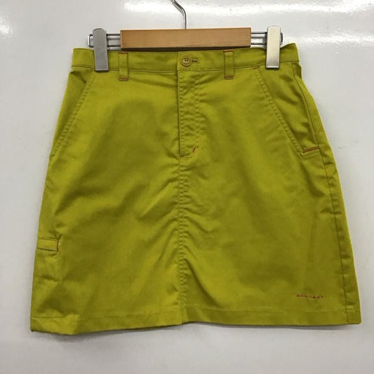 コロンビア Columbia スカート ミニスカート M 無地 黄 / イエロー / yellow レディース USED 古着 中古 10152603