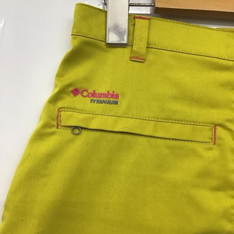 コロンビア Columbia スカート ミニスカート M 無地 黄 / イエロー / yellow レディース USED 古着 中古 10152603