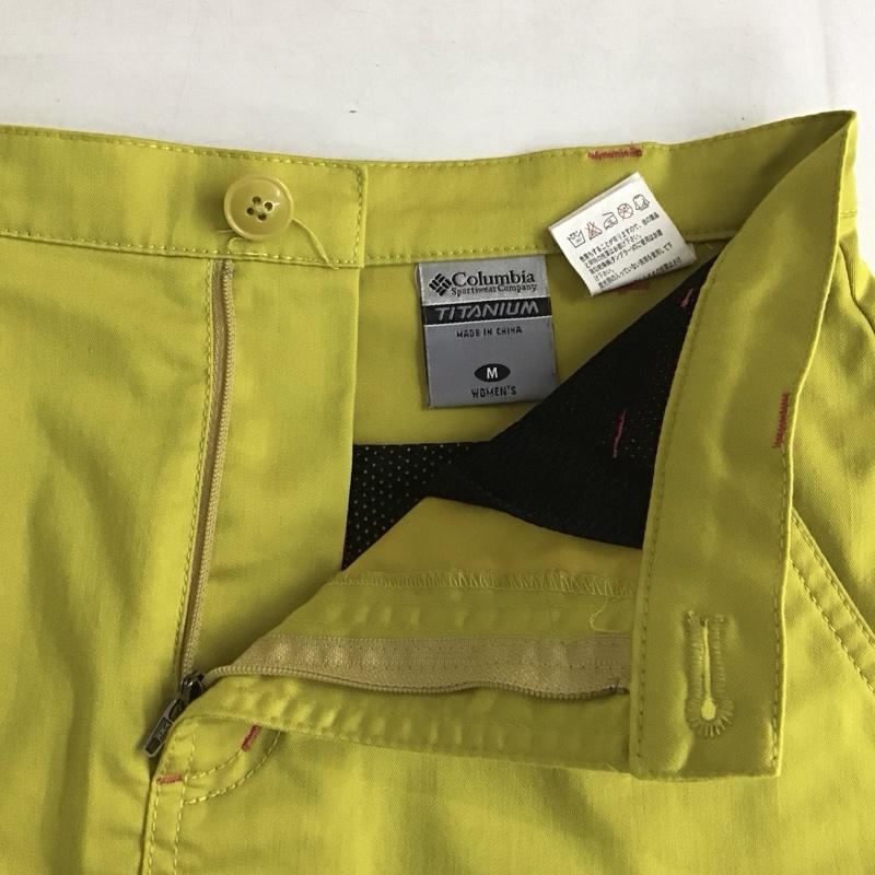 コロンビア Columbia スカート ミニスカート M 無地 黄 / イエロー / yellow レディース USED 古着 中古 10152603
