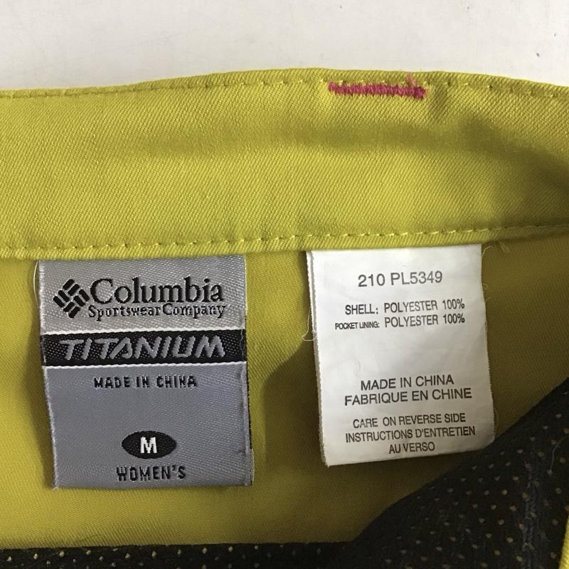コロンビア Columbia スカート ミニスカート M 無地 黄 / イエロー / yellow レディース USED 古着 中古 10152603