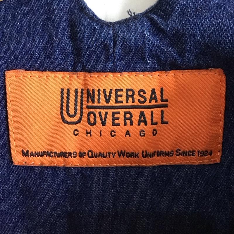 ユニバーサルオーバーオール UNIVERSAL OVERALL ワンピース ロングスカート デニムロングワンピース センタースリット FREE 無地 インディゴ / インディゴ / Indigo レディース USED 古着 中古 10152605