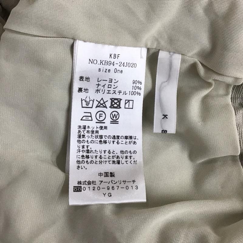ケービーエフ KBF サロペット・オーバーオール サロペット、オーバーオール オーバーオール つなぎ オールインワン FREE 無地 アイボリー / アイボリー / レディース USED 古着 中古 10152607