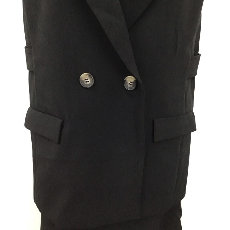 スナイデル SNIDEL セットアップ セットアップ ベスト ショートパンツ 2点セット 1 無地 黒 / ブラック / black レディース USED 古着 中古 10152610