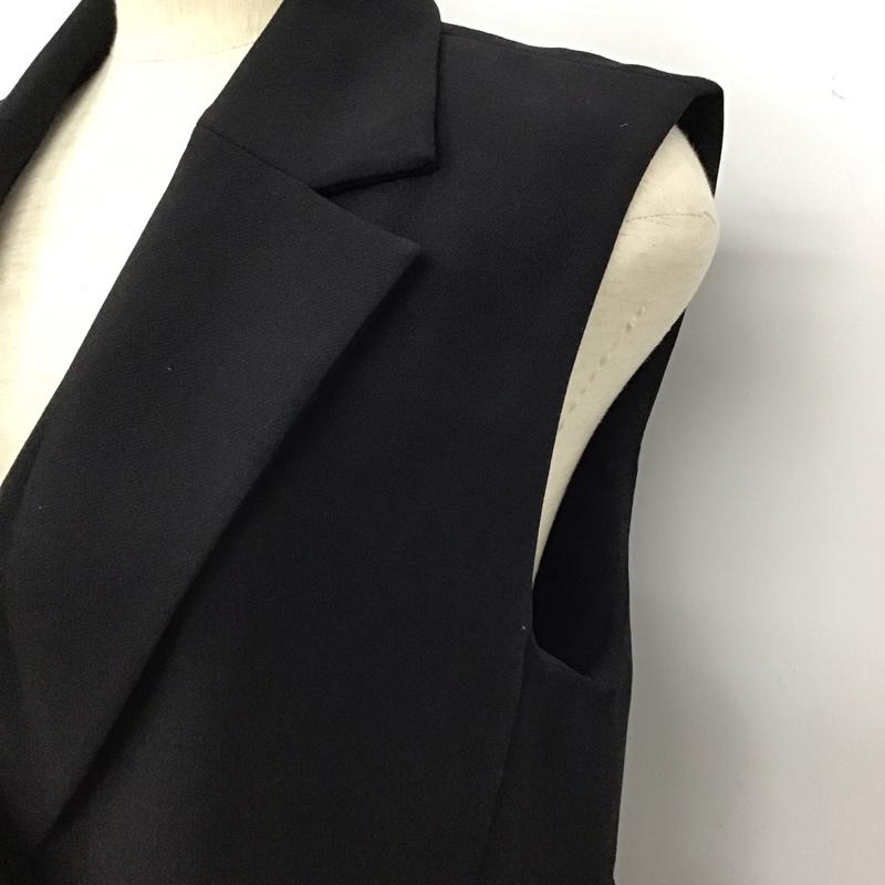 スナイデル SNIDEL セットアップ セットアップ ベスト ショートパンツ 2点セット 1 無地 黒 / ブラック / black レディース USED 古着 中古 10152610