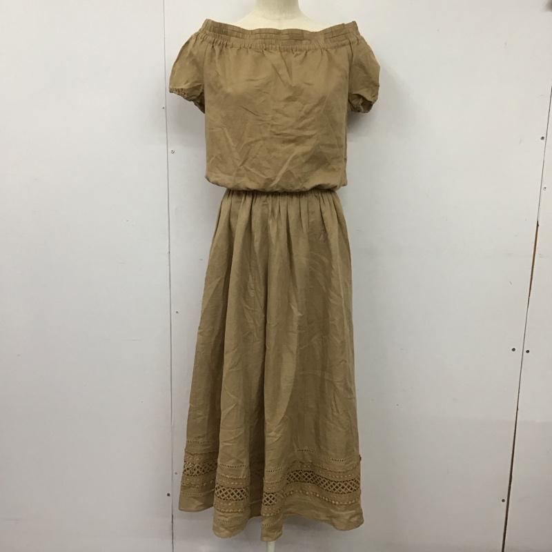 ミラオーウェン Mila Owen セットアップ セットアップ 09wf0172146 セットアップ 半袖カットソー ロングスカート FREE 無地 ベージュ / ベージュ / beige レディース USED 古着 中古 10152611