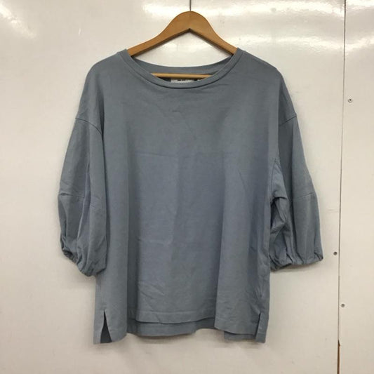 ニコアンド niko and... カットソー 半袖 L 無地 水色 / ライトブルー / レディース USED 古着 中古 10152618