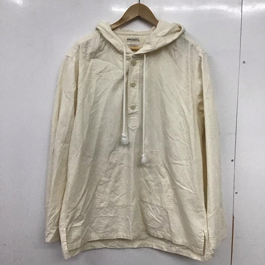 チャオインデンチャー ciao indenture シャツ、ブラウス 長袖 長袖シャツ 無地シャツ パーカーシャツ L 無地 アイボリー / アイボリー / メンズ USED 古着 中古 10152628