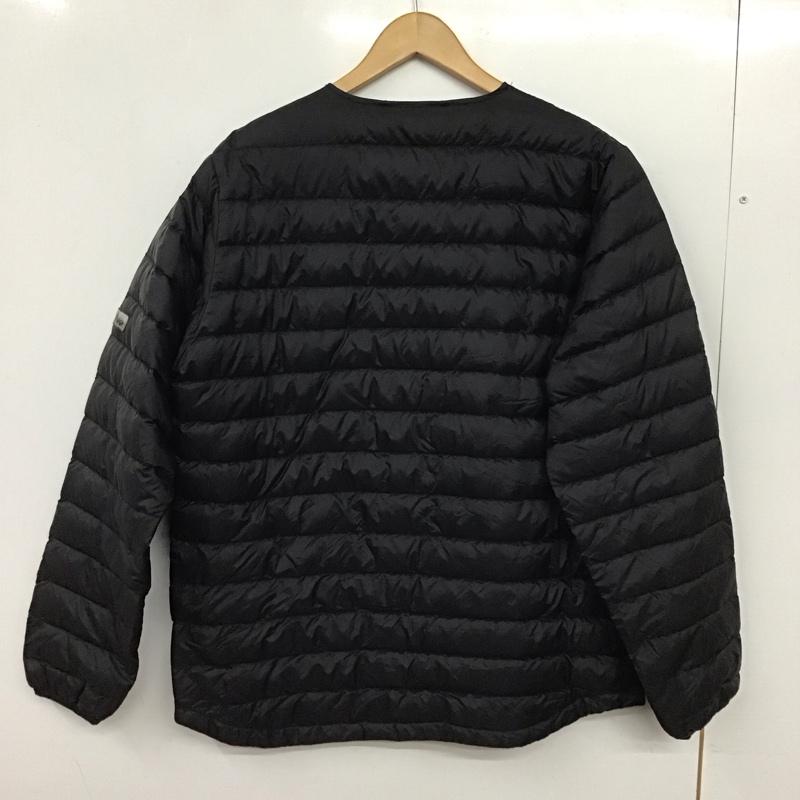 ナンガ NANGA ジャケット、上着 ジャンパー、ブルゾン ダウンジャケット アウター フロントボタン XL 無地 黒 / ブラック / black メンズ USED 古着 中古 10152629
