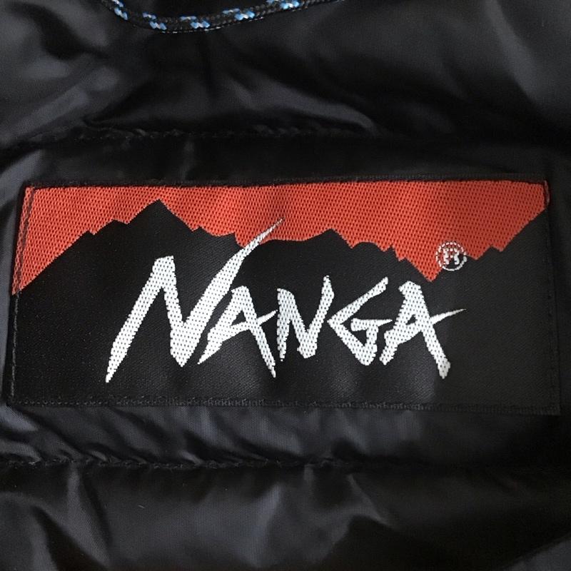 ナンガ NANGA ジャケット、上着 ジャンパー、ブルゾン ダウンジャケット アウター フロントボタン XL 無地 黒 / ブラック / black メンズ USED 古着 中古 10152629