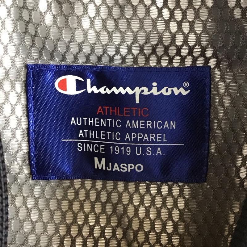 チャンピオン Champion ジャケット、上着 ジャンパー、ブルゾン cj1907 スタジャン ナイロンジャケット M ロゴ、文字 黒 / ブラック / black メンズ USED 古着 中古 10152632
