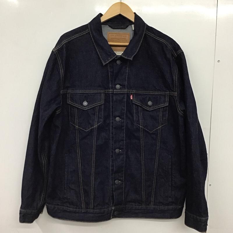 リーバイストラウスアンドコー Levi Strauss & co. ジャケット、上着 ジャンパー、ブルゾン デニムジャケット Gジャン アウター カジュアルジャケット M ロゴ、文字 インディゴ / インディゴ / Indigo メンズ USED 古着 中古 10152639