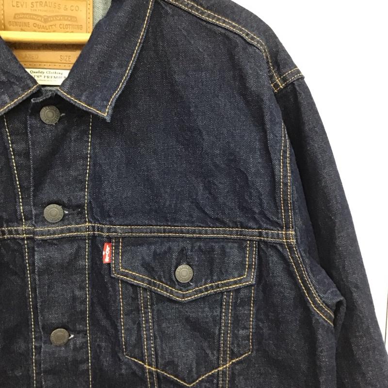 リーバイストラウスアンドコー Levi Strauss & co. ジャケット、上着 ジャンパー、ブルゾン デニムジャケット Gジャン アウター カジュアルジャケット M ロゴ、文字 インディゴ / インディゴ / Indigo メンズ USED 古着 中古 10152639