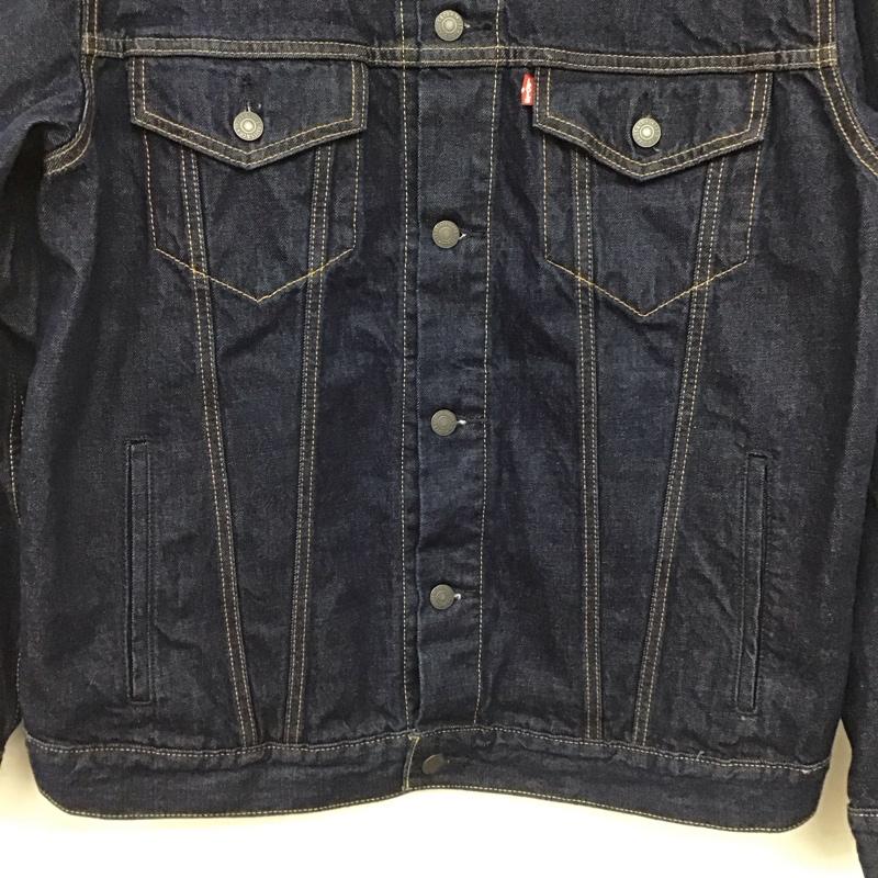 リーバイストラウスアンドコー Levi Strauss & co. ジャケット、上着 ジャンパー、ブルゾン デニムジャケット Gジャン アウター カジュアルジャケット M ロゴ、文字 インディゴ / インディゴ / Indigo メンズ USED 古着 中古 10152639