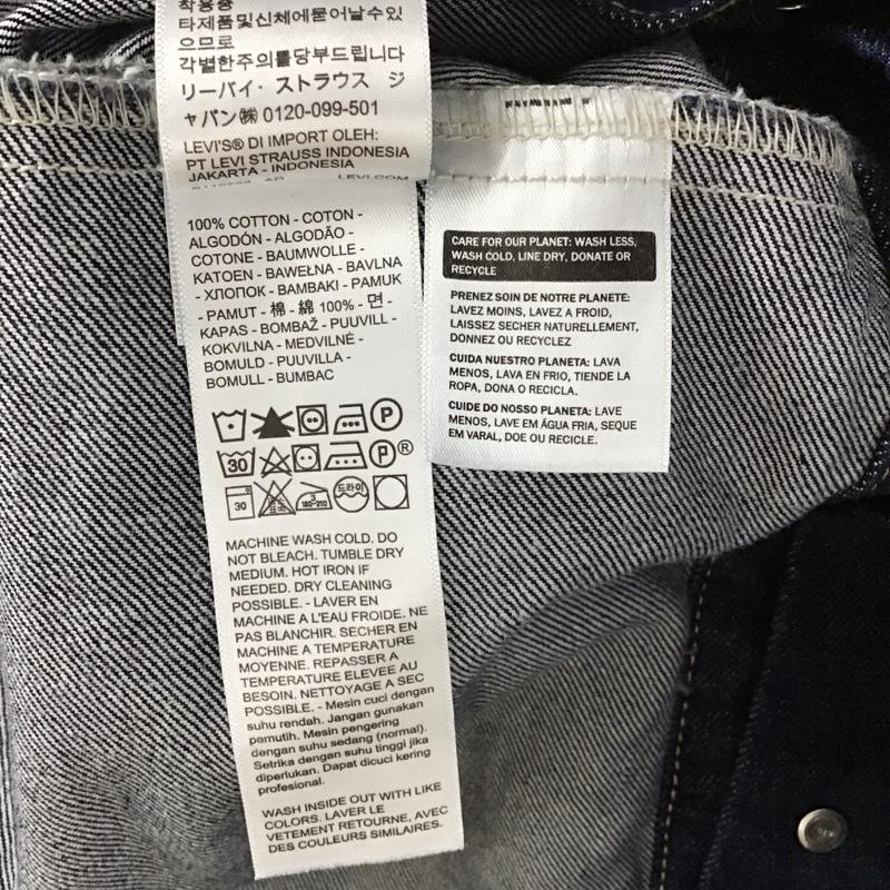 リーバイストラウスアンドコー Levi Strauss & co. ジャケット、上着 ジャンパー、ブルゾン デニムジャケット Gジャン アウター カジュアルジャケット M ロゴ、文字 インディゴ / インディゴ / Indigo メンズ USED 古着 中古 10152639