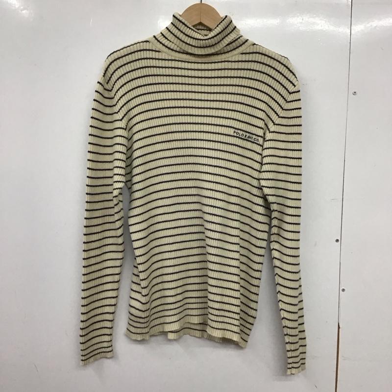 ポロジーンズカンパニー POLOJEANSCO. ニット、セーター 長袖 L ボーダー柄 マルチカラー / マルチカラー / multicolor レディース USED 古着 中古 10152640