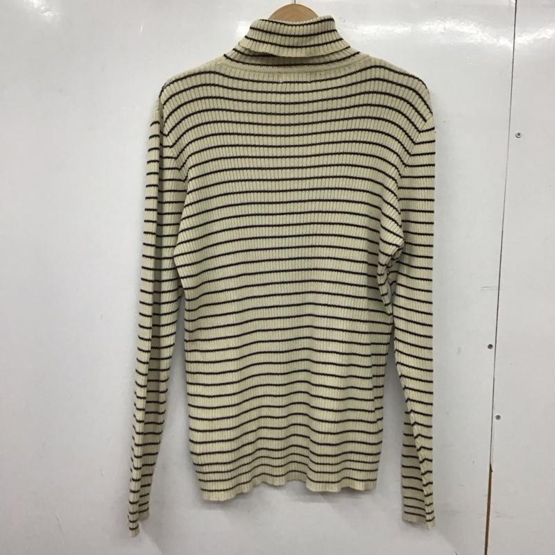 ポロジーンズカンパニー POLOJEANSCO. ニット、セーター 長袖 L ボーダー柄 マルチカラー / マルチカラー / multicolor レディース USED 古着 中古 10152640