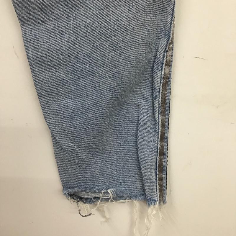 ザラ ZARA パンツ デニム、ジーンズ 34 無地 水色 / ライトブルー / レディース USED 古着 中古 10152642