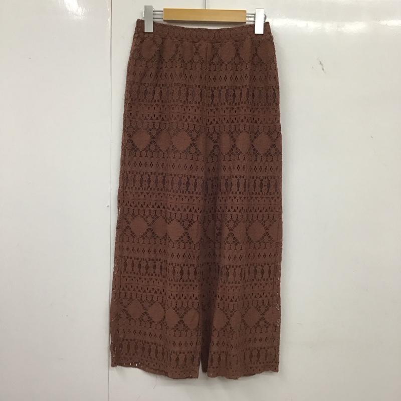 ニコアンド niko and... ボトムス ボトムス L 無地 茶 / ブラウン / brown レディース USED 古着 中古 10152643