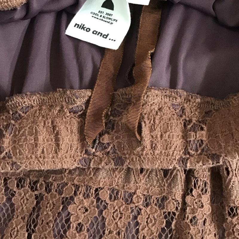ニコアンド niko and... ボトムス ボトムス L 無地 茶 / ブラウン / brown レディース USED 古着 中古 10152643
