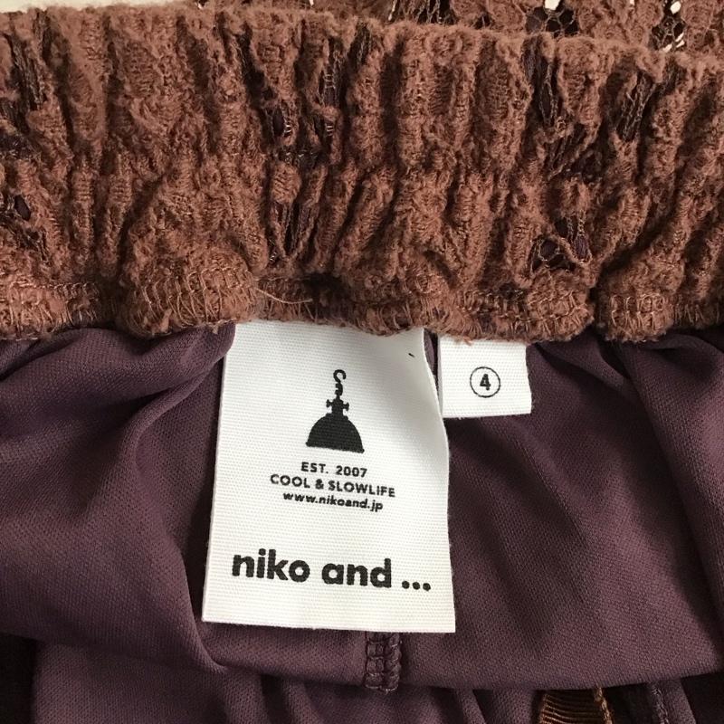ニコアンド niko and... ボトムス ボトムス L 無地 茶 / ブラウン / brown レディース USED 古着 中古 10152643