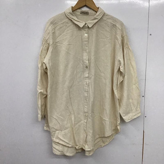 サマンサモスモス Samansa Mos2 シャツ、ブラウス 長袖 FREE 無地 アイボリー / アイボリー / レディース USED 古着 中古 10152648