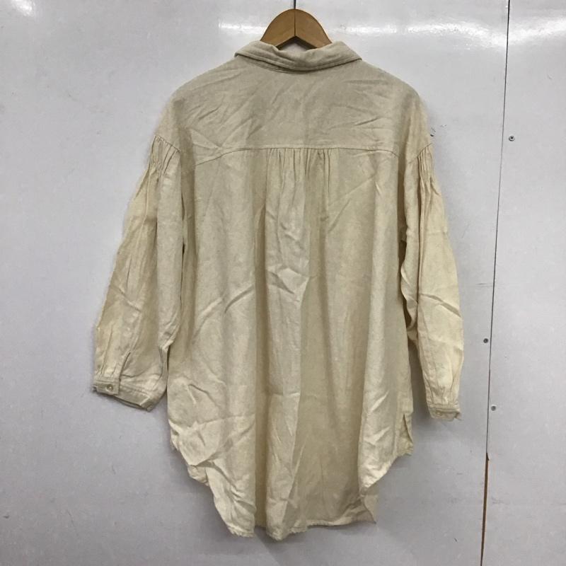 サマンサモスモス Samansa Mos2 シャツ、ブラウス 長袖 FREE 無地 アイボリー / アイボリー / レディース USED 古着 中古 10152648