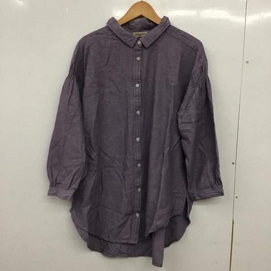 サマンサモスモス Samansa Mos2 シャツ、ブラウス 長袖 FREE 無地 紫 / パープル / purple レディース USED 古着 中古 10152649