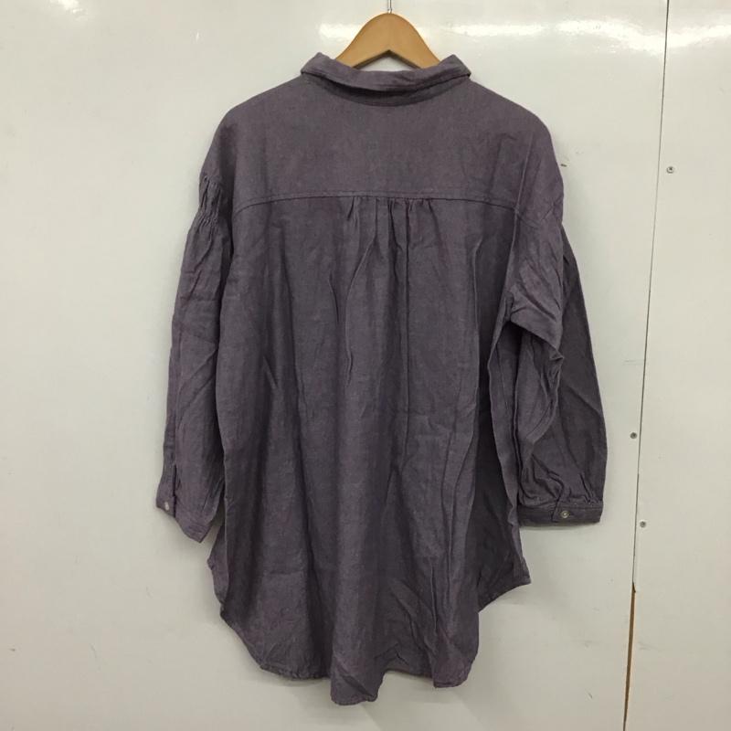 サマンサモスモス Samansa Mos2 シャツ、ブラウス 長袖 FREE 無地 紫 / パープル / purple レディース USED 古着 中古 10152649