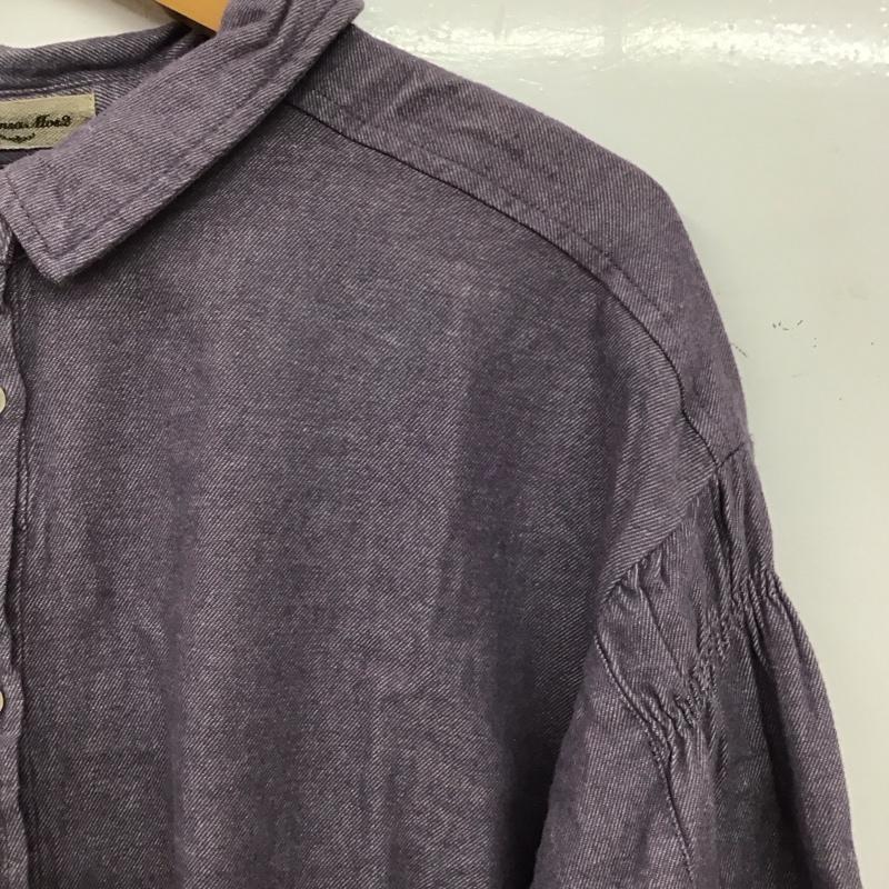 サマンサモスモス Samansa Mos2 シャツ、ブラウス 長袖 FREE 無地 紫 / パープル / purple レディース USED 古着 中古 10152649
