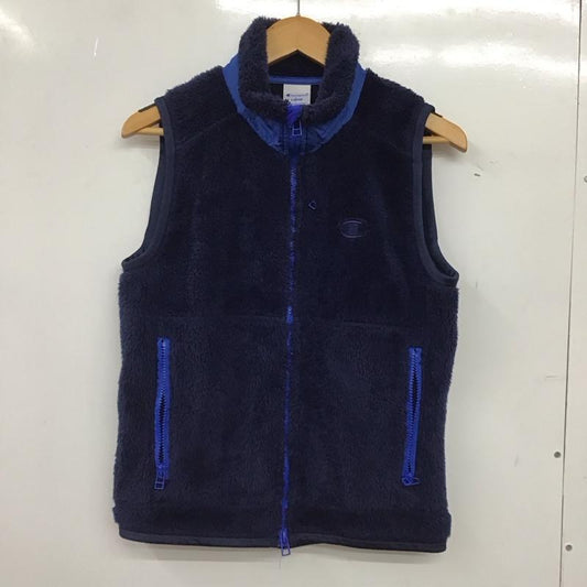 チャンピオン Campion ベスト ベスト cw-qg609 フリースベスト L 無地 紺 / ネイビー / navy レディース USED 古着 中古 10152650