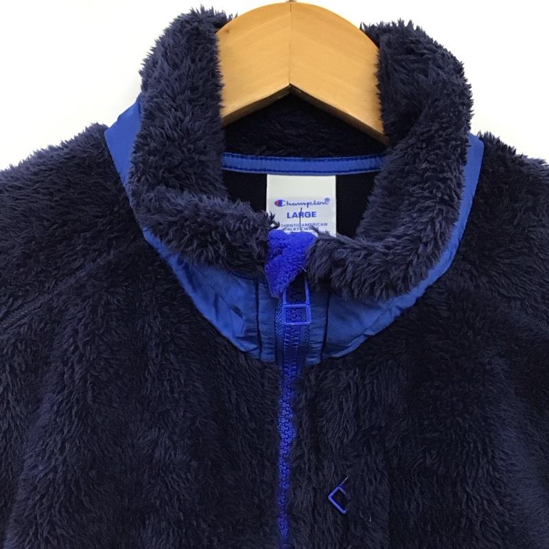 チャンピオン Campion ベスト ベスト cw-qg609 フリースベスト L 無地 紺 / ネイビー / navy レディース USED 古着 中古 10152650