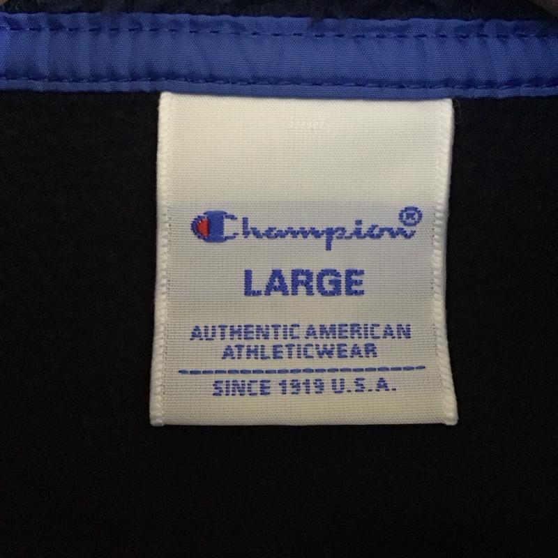 チャンピオン Campion ベスト ベスト cw-qg609 フリースベスト L 無地 紺 / ネイビー / navy レディース USED 古着 中古 10152650