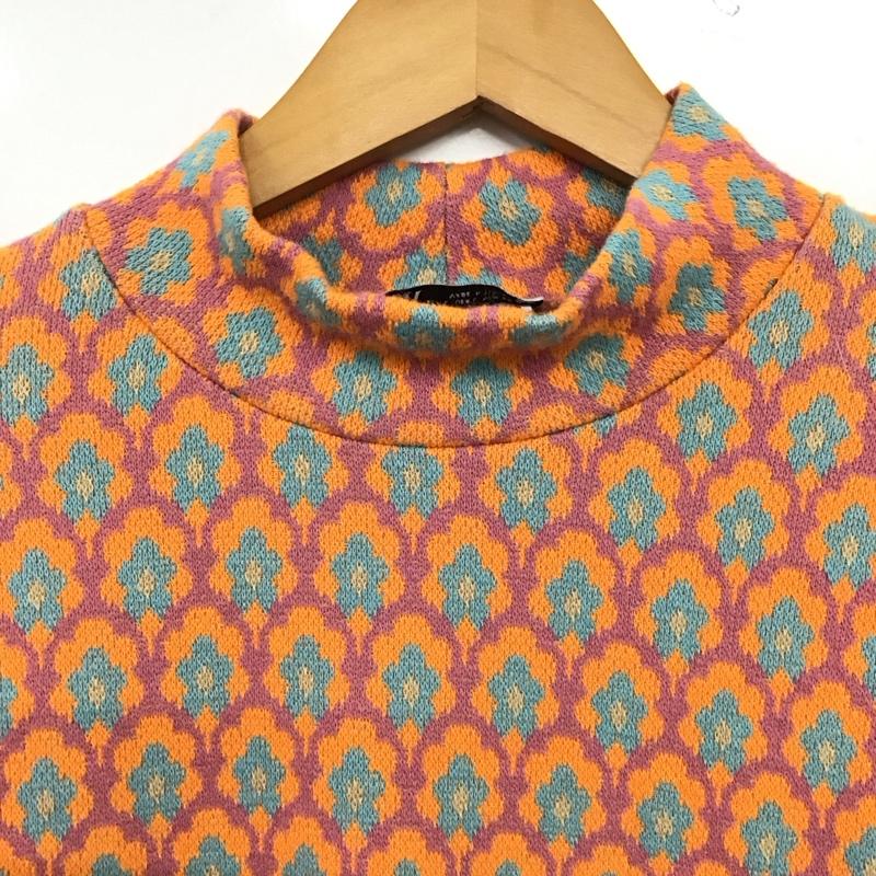 ザラ ZARA ワンピース ひざ丈スカート L 総柄 マルチカラー / マルチカラー / multicolor レディース USED 古着 中古 10152651