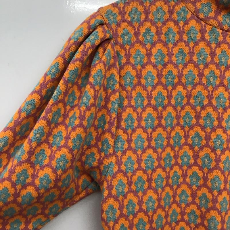 ザラ ZARA ワンピース ひざ丈スカート L 総柄 マルチカラー / マルチカラー / multicolor レディース USED 古着 中古 10152651