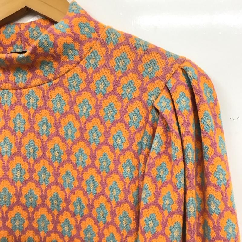 ザラ ZARA ワンピース ひざ丈スカート L 総柄 マルチカラー / マルチカラー / multicolor レディース USED 古着 中古 10152651
