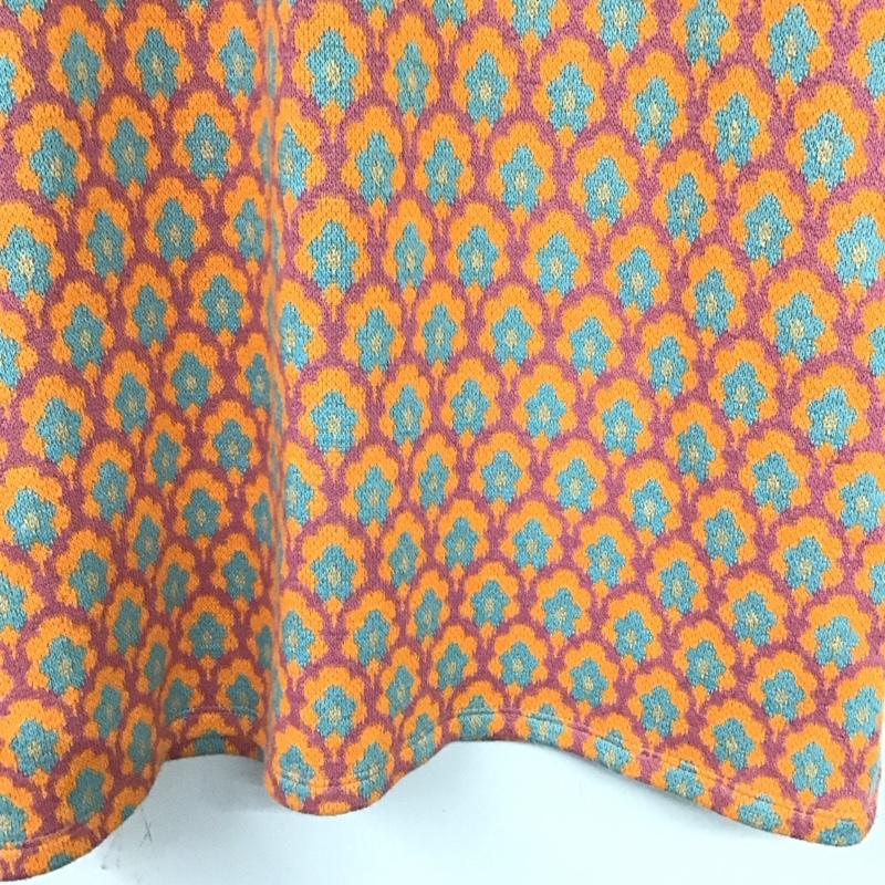 ザラ ZARA ワンピース ひざ丈スカート L 総柄 マルチカラー / マルチカラー / multicolor レディース USED 古着 中古 10152651