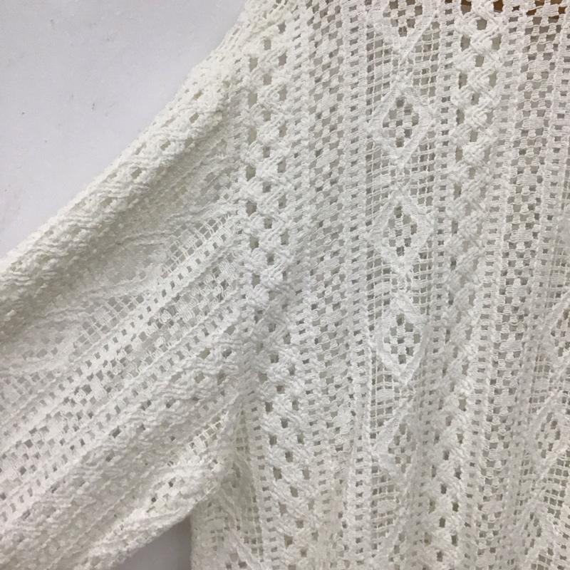 ザラ ZARA シャツ、ブラウス 長袖 M 無地 白 / ホワイト / white レディース USED 古着 中古 10152652